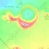 Mapa topográfico Caldera Blanca, altitud, relieve