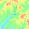Mapa topográfico Norristown, altitud, relieve