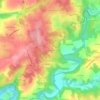 Mapa topográfico Puy de Chat, altitud, relieve