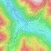 Mapa topográfico Galgenul, altitud, relieve