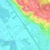 Mapa topográfico Bordeneuves Est, altitud, relieve