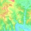 Mapa topográfico La Roque, altitud, relieve