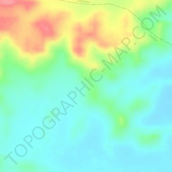 Mapa topográfico Region Callao, altitud, relieve
