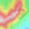 Mapa topográfico Regajo, altitud, relieve
