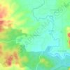 Mapa topográfico Ban Fa Prathan, altitud, relieve