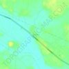 Mapa topográfico Ban Yang Noi, altitud, relieve