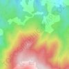 Mapa topográfico Las Devesas, altitud, relieve