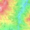 Mapa topográfico Doulon, altitud, relieve