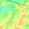 Mapa topográfico Trognée, altitud, relieve