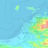 Mapa topográfico Lechería, altitud, relieve