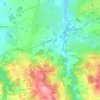 Mapa topográfico Le Riz, altitud, relieve