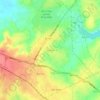 Mapa topográfico An Chu, altitud, relieve