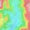 Mapa topográfico Le Roure, altitud, relieve