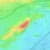 Mapa topográfico La Valette-du-Var, altitud, relieve