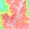 Mapa topográfico Invernadinha, altitud, relieve