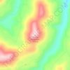 Mapa topográfico France Mountain, altitud, relieve