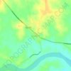 Mapa topográfico Deobhog, altitud, relieve