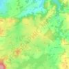 Mapa topográfico Le Mont, altitud, relieve