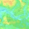 Mapa topográfico La Frélonnière, altitud, relieve