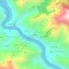 Mapa topográfico Bartha, altitud, relieve