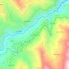 Mapa topográfico Purupampa, altitud, relieve