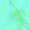 Mapa topográfico Kosi Kalan, altitud, relieve