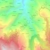 Mapa topográfico Pharal, altitud, relieve