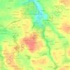 Mapa topográfico Lestanet, altitud, relieve
