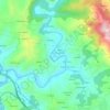 Mapa topográfico Requexu, altitud, relieve