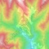 Mapa topográfico Senge, altitud, relieve