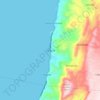 Mapa topográfico Alegria, altitud, relieve
