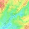 Mapa topográfico Le Gué au Chaud, altitud, relieve