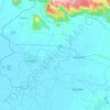 Mapa topográfico Khok Makok, altitud, relieve
