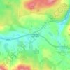 Mapa topográfico Newbiggin on Lune, altitud, relieve