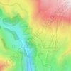 Mapa topográfico გუდაური, altitud, relieve