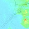 Mapa topográfico Tha Mai, altitud, relieve