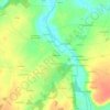 Mapa topográfico Le Ménard, altitud, relieve