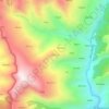 Mapa topográfico Mahog, altitud, relieve