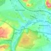 Mapa topográfico Henfords Marsh, altitud, relieve