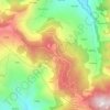 Mapa topográfico Patnitop, altitud, relieve