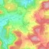 Mapa topográfico Höbenbach, altitud, relieve
