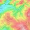 Mapa topográfico Difflot, altitud, relieve