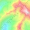 Mapa topográfico Babine Range, altitud, relieve
