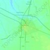 Mapa topográfico Nawanshahr, altitud, relieve