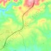 Mapa topográfico Navas de Tolosa, altitud, relieve
