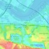 Mapa topográfico Greenhithe, altitud, relieve