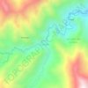 Mapa topográfico La Union, altitud, relieve