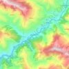 Mapa topográfico Agastmuni, altitud, relieve