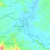 Mapa topográfico Halapitan, altitud, relieve