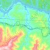 Mapa topográfico 茶镇, altitud, relieve